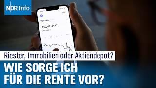 Altersarmut: Jede fünfte Person davon bedroht - richtig vorsorgen für die Rente | NDR Info