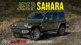 2024 Jeep Wrangler Sahara 4x4 | ASMR | PoV  Test Drive #18 | 4K | REVLIMITS.CA