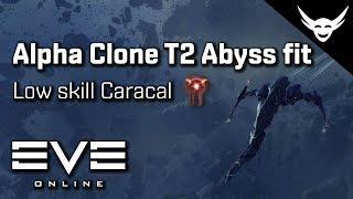 EVE Online - Easy Alpha clone T2 Abyss (Caracal)