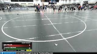 106 Lbs Champ. Round 1 - Tyonna Brown, NE Vs Ava Miller, OH 5534