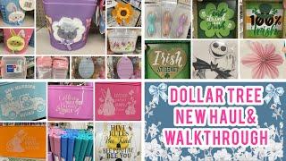 NEW DOLLAR TREE HAUL & WALKTHROUGH #dollartreehaul #dollartreefinds #dollartree #dollartreediy #diy