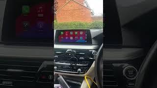 Installing Apple CarPlay on a BMW! #carplay #applecarplay #carmodification #touchscreen #bmwlovers