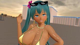 [MMD R18] Brazilian Miku - Excuse me