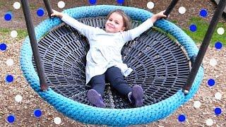 Outdoor Playground for Children in Battersea Park Zoo, huge toy castle fun for kids