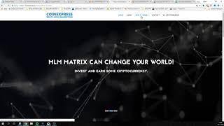 COINEXPRESS MLM MATRIX 3X2 HOW IT WORKS!