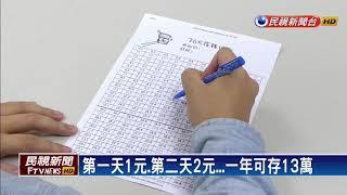 改良365存錢法 一年替自己存到13萬年終－民視新聞