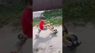 трайк для сына. первый выезд