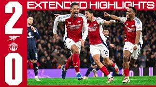 EXTENDED HIGHLIGHTS | Arsenal vs Manchester United (2-0) | Timber, Saliba earn us all three points 