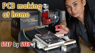 PCB prototyping, PCB making at home - WEGSTR