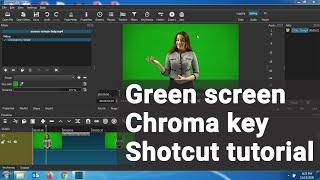 Green screen Chroma key Filter Shotcut tutorial. How to Remove Green Screen in Shotcut ?