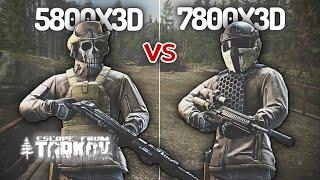 Faceoff e15 \\ 5800X3D vs 7800X3D // Escape From Tarkov // Battle of the X3Ds
