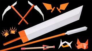 08 Origami Ninja Traps/Sword/Blow Gun/Yari/Knives/