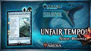 WE HAVEN'T LOST A GAME YET.. Simic BOUNCE with Summon: Leviathan is INSANE | Final Fantasy MTG Arena