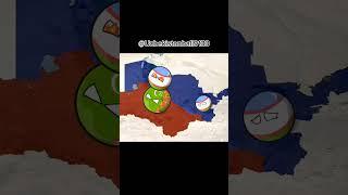 Uzbekistan vs Turkmenistan #shorts -#uzbekistan #turkmenistan #war #battle #fypシ #trend #countryball