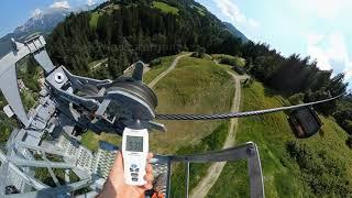 PERFORMA-DT stranded ropeway rope on the new 10-MGD cable car Söll-Hexenwasser