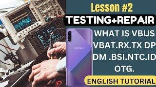 What is VBAT DM/DP/RX/TX/ID/OTG Line In Charging Port.How To Diagnose These Lines In Cell Phone