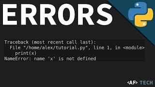 How Read ANY Error - Python Traceback Errors