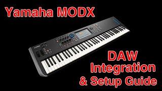 Yamaha MODX - Initial Daw Setup