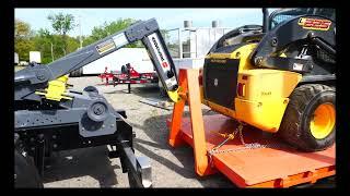 2024 Kenworth T280 with SwapLoader SL212 Hook Lift Hoist System installed.