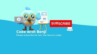 Code with Benji: Please Subscribe for more exciting programing tutorials in all languages