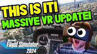 MSFS 2024 Sim Update 2 CHANGES EVERYTHING! Foveated Rendering with EYE TRACKING IS HERE! This is BIG