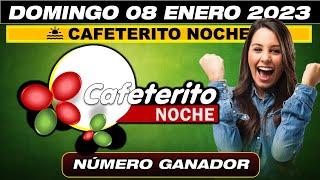 CAFETERITO NOCHE Resultado del día 08 de enero 2023 NÚMERO GANADOR