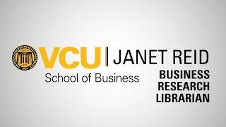 Janet Reid - Business Research Librarian