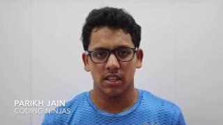 Coding Ninjas Success Stories : Parikh Jains experience at Amazon