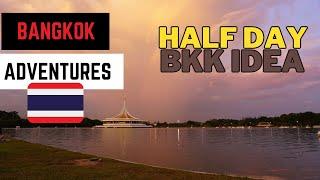  Bangkok. Suan Luang Rama IX. Rock-climbing, lovely park and night market. BKK things to do part 2