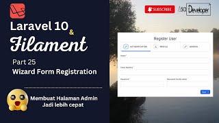 Laravel 10 & Filament - Wizard Form Registration