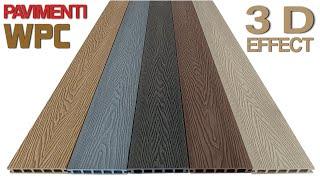 Listoni  WPC pavimento premium 3D - decking - www.listoniwpc.it