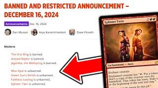 Splinter Twin & Faithless Looting Are Unbanned - Modern Is Saved! | December 16, 2024 B&R Discussion