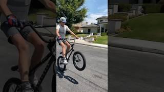 Longest wheelie ever#bmx #mtb #wheelie #bikelife #bike #shorts #fyp #bikelover #record