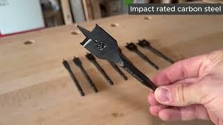 Eclipse Flat Wood Drill Bits