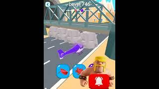 Shape-shifting Funny Race All Levels Gameplay Walkthrough Master Level #746 BeamNG.drive #Shorts