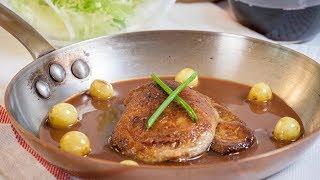 How To Pan-Seared Foie Gras - Pan-Seared Foie Gras Port Wine Sauce Recipe - Foie Gras Recipe