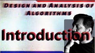 Design and Analysis of Algorithms|| Introduction || What is Algorithms|| By Studies Studio