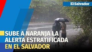 Sube a naranja la alerta estratificada en El Salvador por remanentes de la depresión tropical Sara