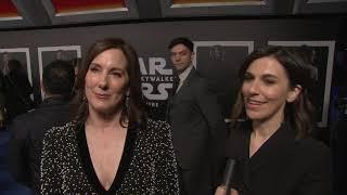 STAR WARS THE RISE OF SKYWALKER PREMIERE - Producers Kathleen Kennedy and Michelle Rejwan Interview