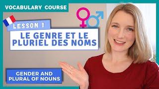 French Gender and Plural of Nouns - French Vocabulary - Lesson 1