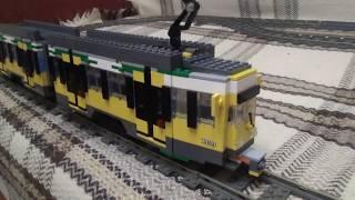 LEGO САМОДЕЛКА ТРАМВАЙ TATRA KT4DtM ex BERLIN (#218)