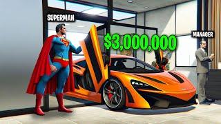 robbing DEALERSHIPS as SUPERHEROES in GTA 5 RP...