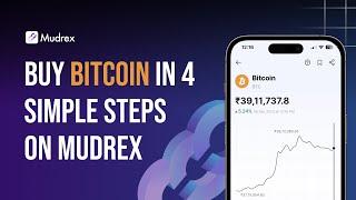 Buy Bitcoin in 4 Simple Steps on Mudrex!