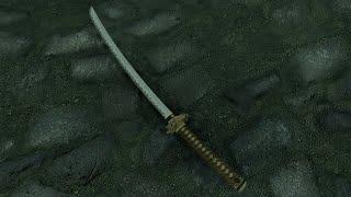 Unleash The Power Of The Legendary Katana In Skyrim: Ae/se Golden Mortal