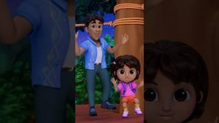 dora and papi dance help the stars! #shorts