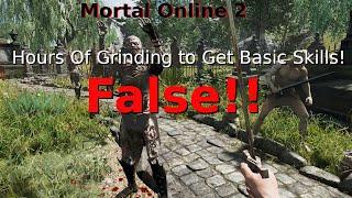 Mortal Online 2 - From character creation to crafting a basic sword. All under an hour!