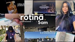 rotina 5am e + ️ | produtividade, motivação, trabalho clt…