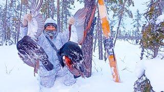 ВЗЯЛ ДВУХ ГЛУХАРЕЙ С ОДНОГО БОЛОТА / ЗИМНЯЯ ОХОТА НА ГЛУХАРЯ С МЕЛКАШКОЙ / КАК НАЙТИ ПТИЦУ В ЛЕСУ?