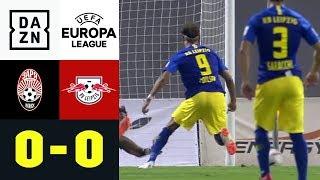 Timo Werner und Co. treffen das Tor nicht: Luhansk - Leipzig 0:0 | Highlights | Europa-League-Quali