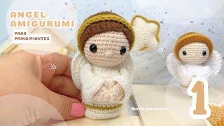 Angel Amigurumi. Angel tejido a Crochet. Pesebre Navideño Tejido   (Parte 1)